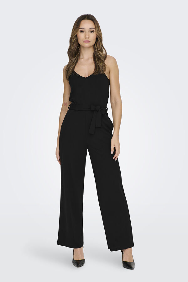 JDY Mono largo fluido negro