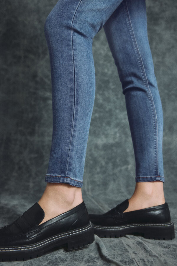 Springfield Jeans push-up azul