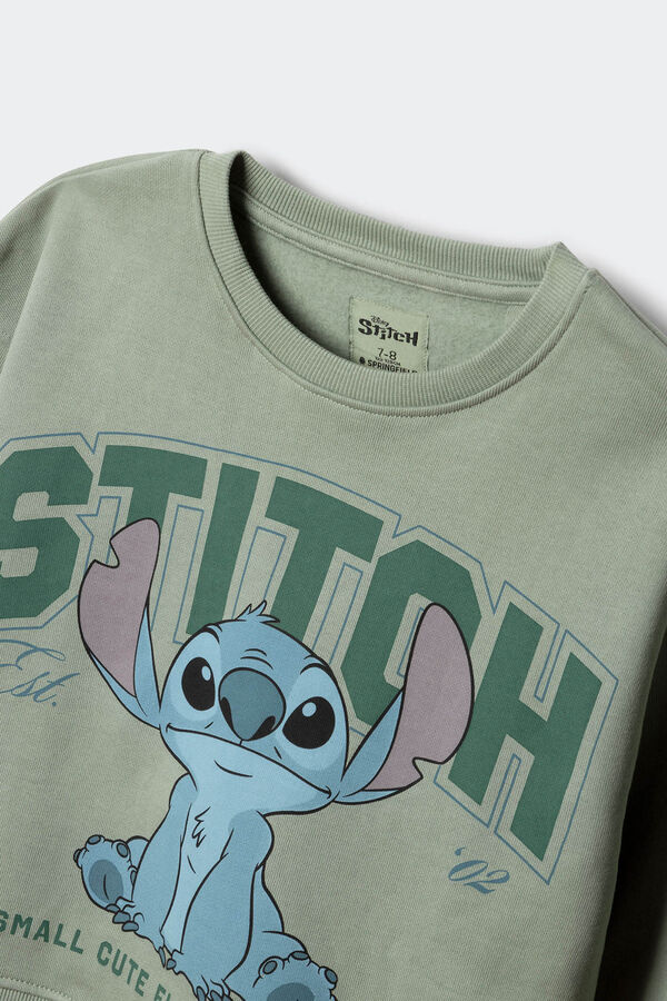 Springfield Kids Sudadera "Lilo & stitch" ni&ntilde;a verde