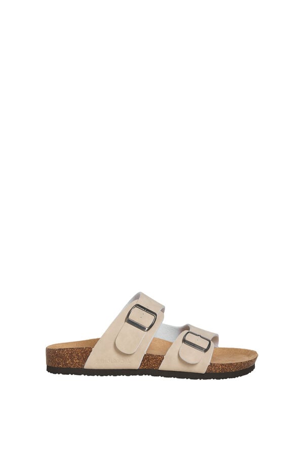 Jack & Jones Sand&aacute;lias fivelas sola leve cinzento