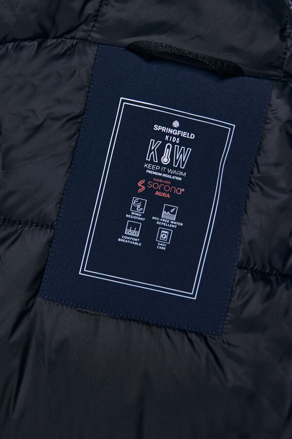 Springfield Kids Parka nylon menino azul