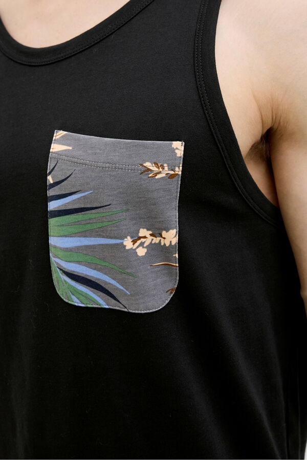 Jack & Jones Camiseta tirantes regular fit negro