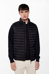 Springfield Colete acolchoado preto