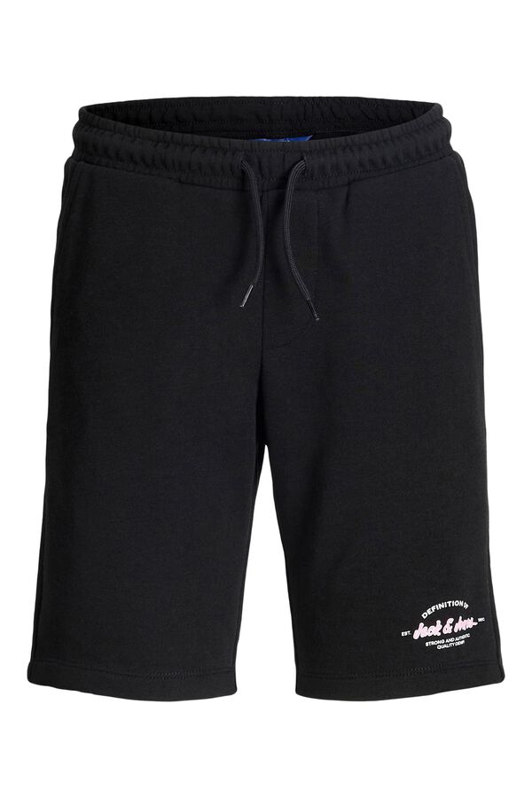 Jack & Jones Junior Cal&ccedil;&otilde;es de felpa regular preto