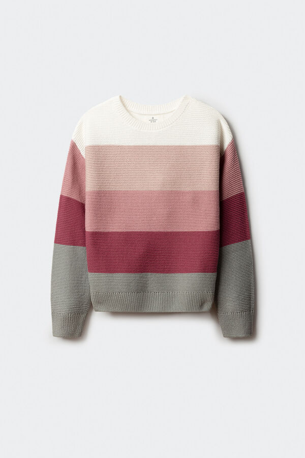 Springfield Kids Jersey rayas ni&ntilde;a rosa