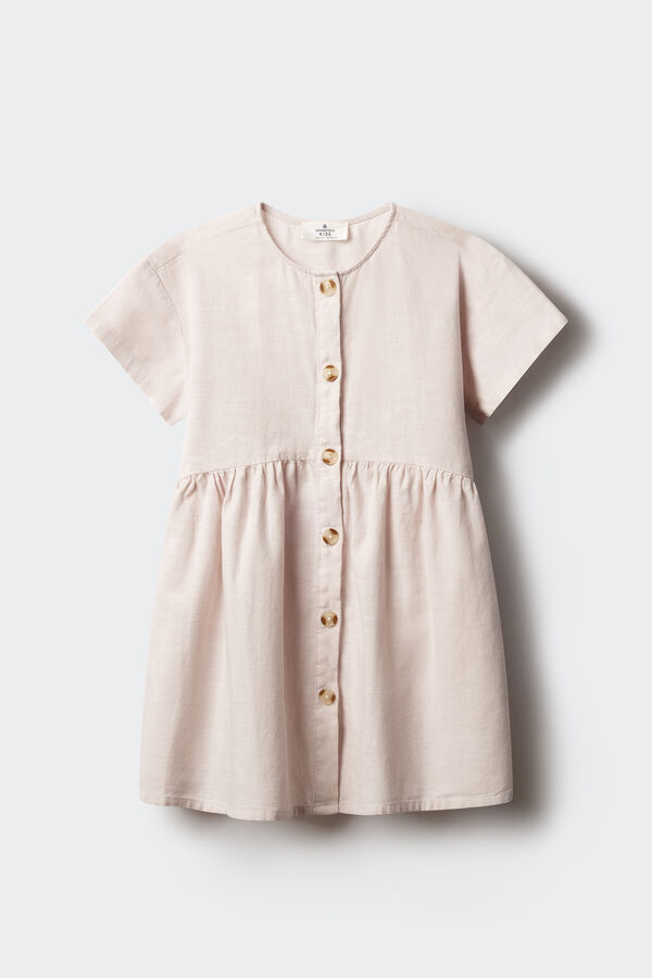 Springfield Kids Vestido manga curta menina rosa