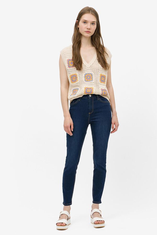 Springfield Jeans Lauren Skinny Cintura Subida azulado