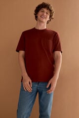 Springfield T-shirt boxy bolso vermelho