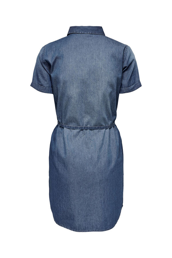 JDY Vestido corto denim azul