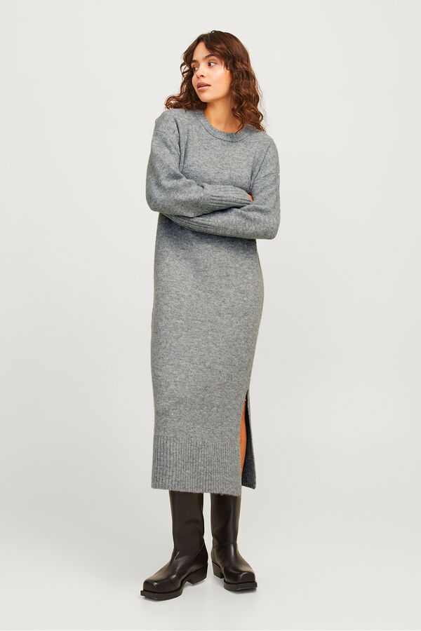 Jack & Jones Vestido maxi de punto gris
