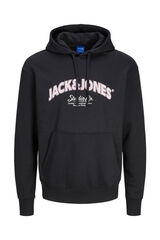 Jack & Jones Sudadera regular fit capucha negro