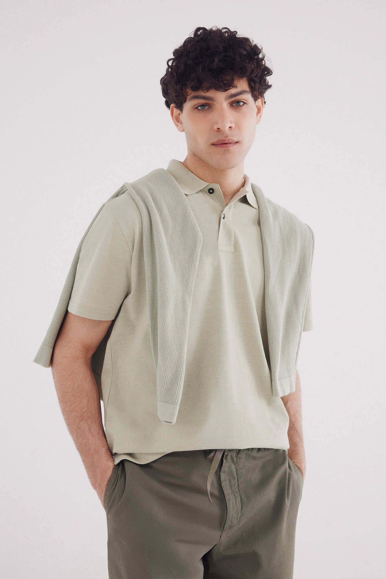 Springfield Polo piqu&eacute; fantas&iacute;a color regular fit