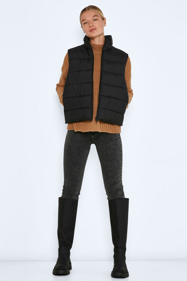 Noisy May Chaleco acolchado negro