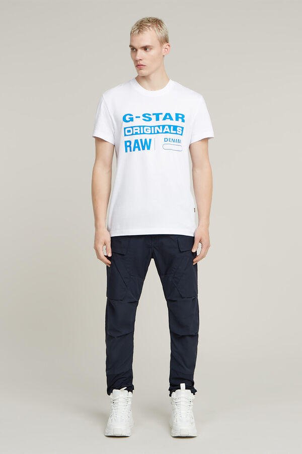 G-STAR Camiseta de manga corta blanco