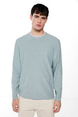 Springfield Jersey estructura contraste cuello azul