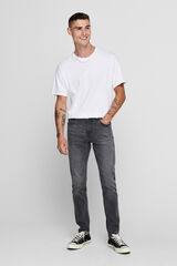 Only & Sons Jeans skinny fit gris