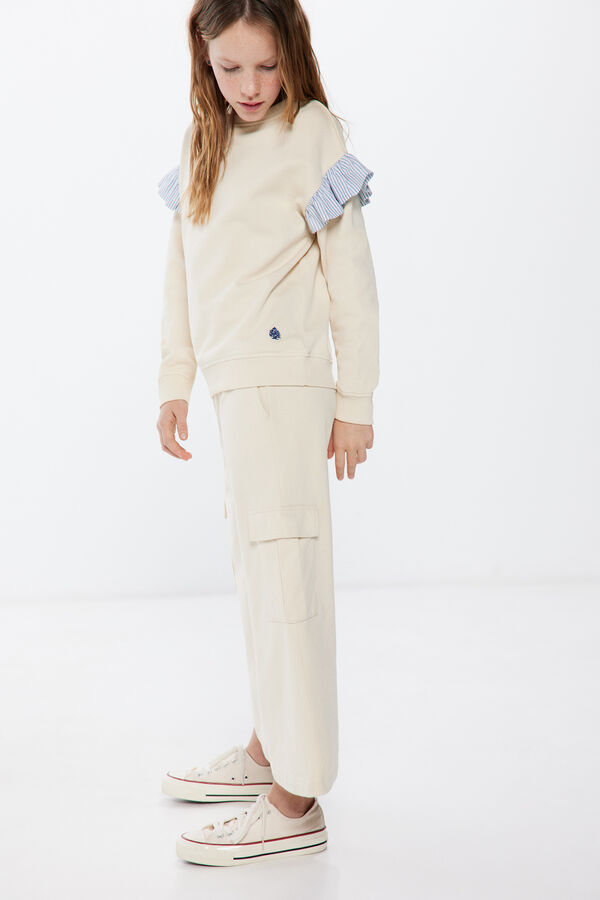 Springfield Kids Cal&ccedil;as cargo menina bege