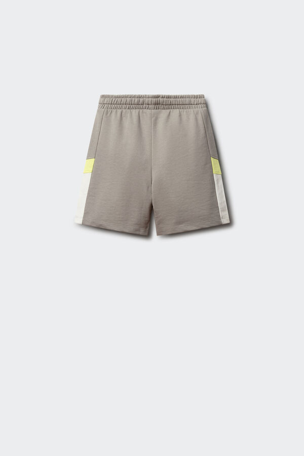 Springfield Kids Bermuda jogger franjas ni&ntilde;o gris