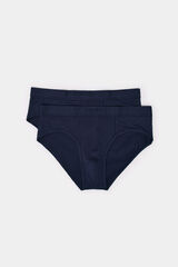 Springfield Pack 2 slips básicos azul