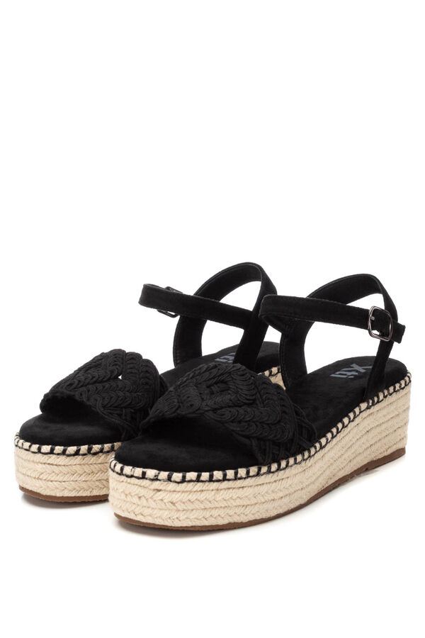 XTI Sand&aacute;lia Feminina   preto