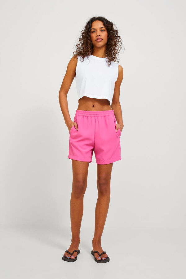 Jack & Jones Crop top sem mangas branco