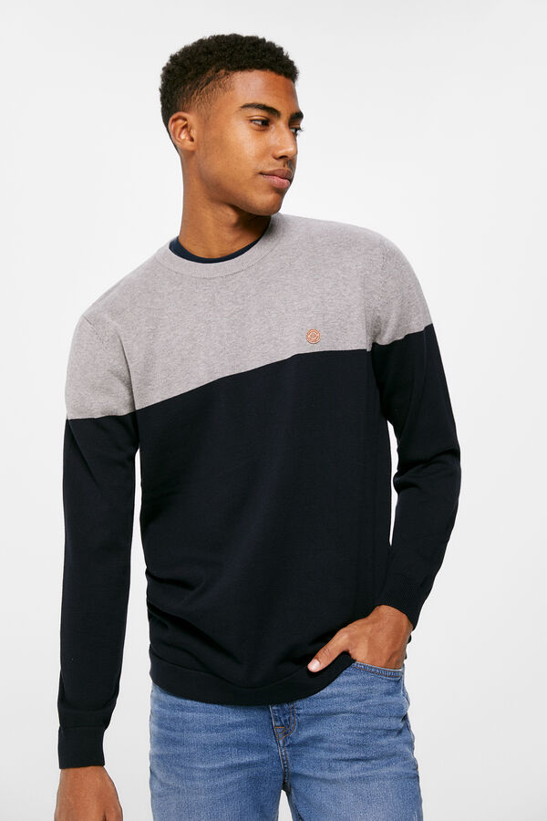 Springfield Jersey b&aacute;sico block azul