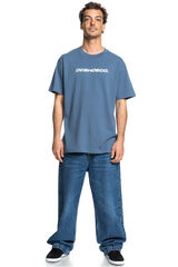 DC Shoes Whereabouts - Camiseta masculina de manga curta azul