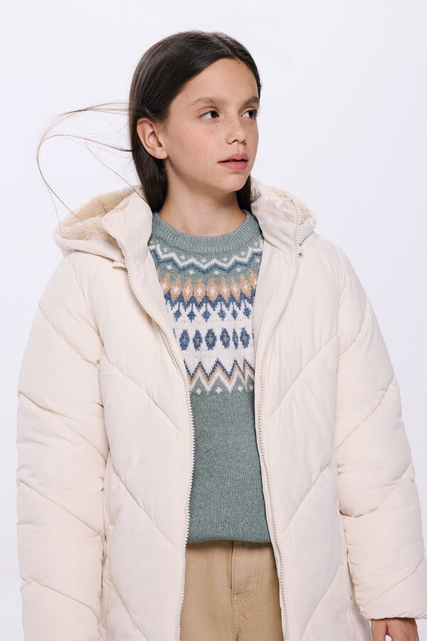 Springfield Kids Chaqueta acolchada niña beige