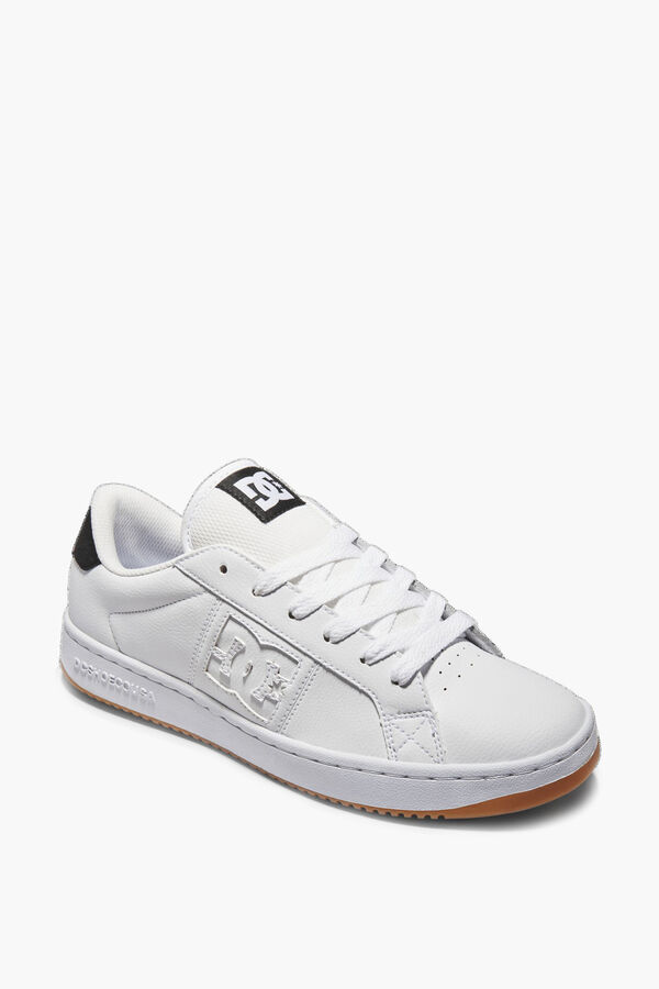 DC Shoes Zapatillas de cuero blanco