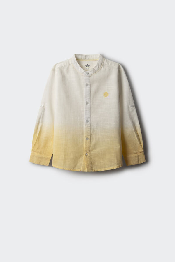 Springfield Kids Camisa de menino Dipdye estampado