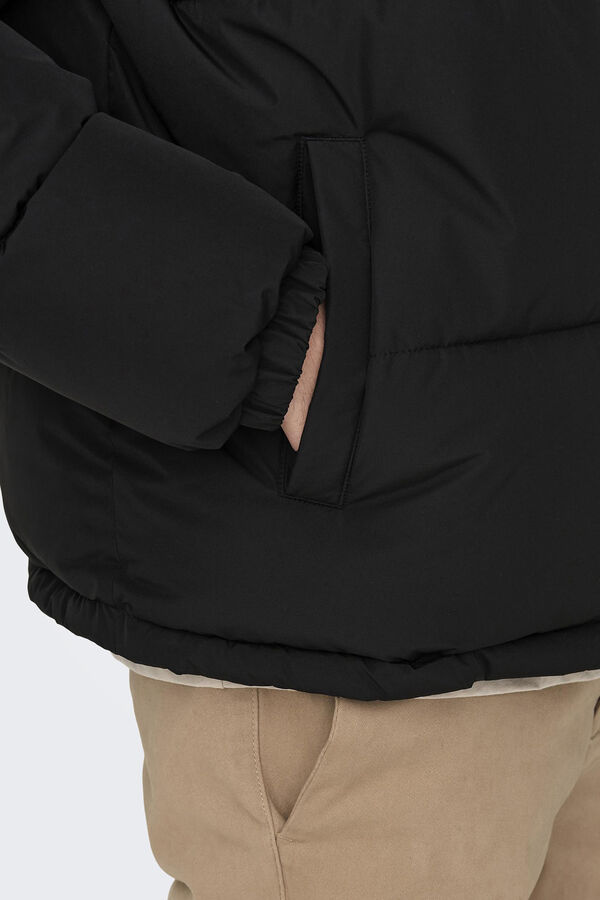 Only & Sons Abrigo acolchado negro