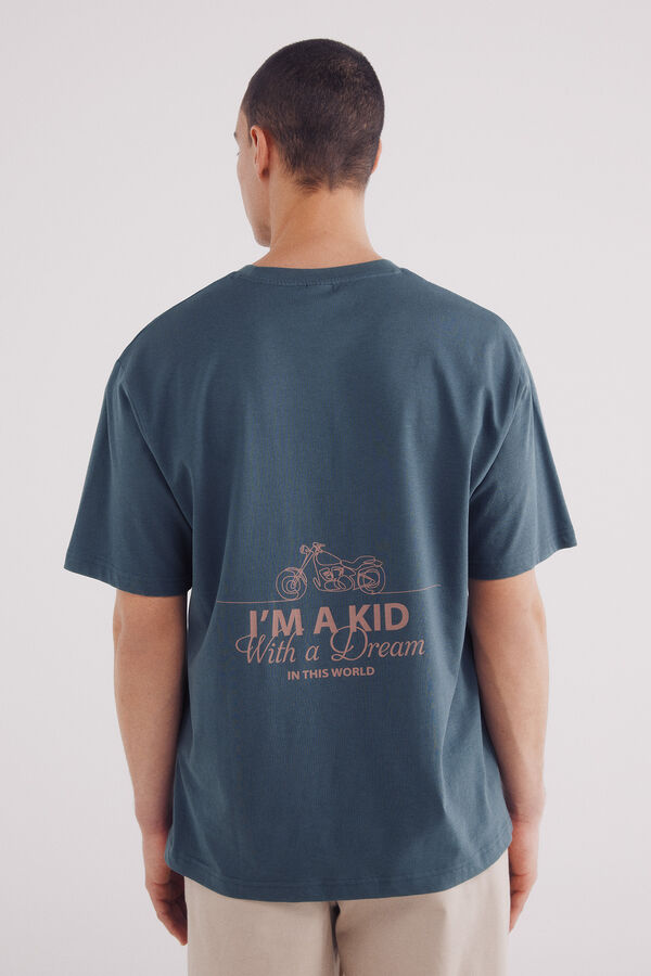 Springfield Camiseta moto kid azul