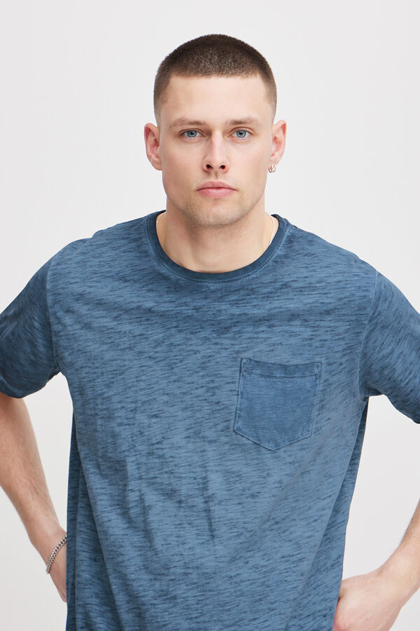 Blend Camiseta Manga Corta azul