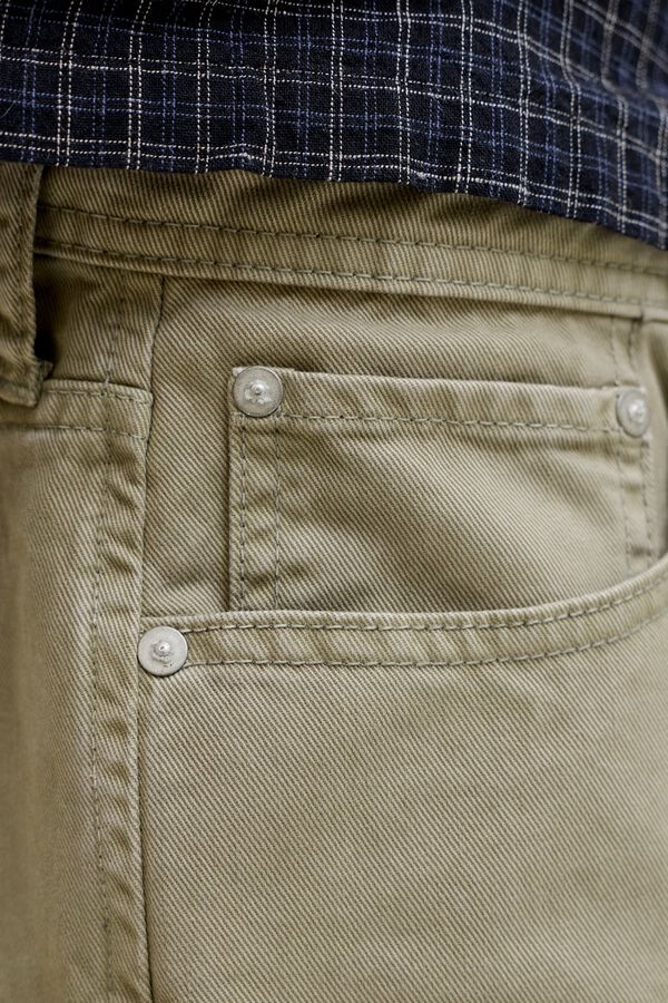 Jack & Jones Bermuda loose de algod&oacute;n kaki