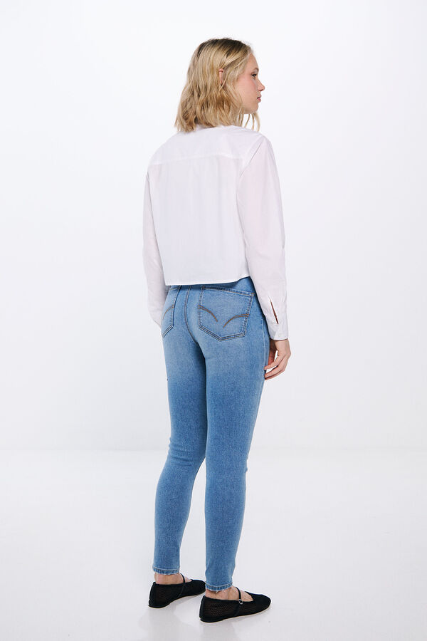 Springfield Jeans skinny azul