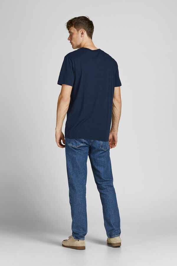 Jack & Jones Camiseta manga corta logo azul