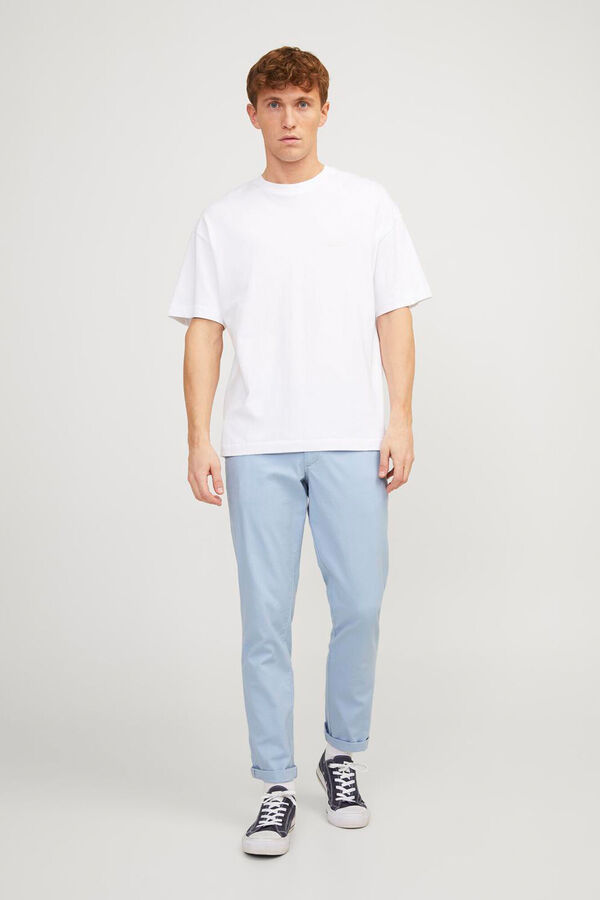 Jack & Jones Pantal&oacute;n chino slim fit turquesa