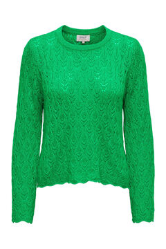 Springfield Sweater malha rendilhada verde