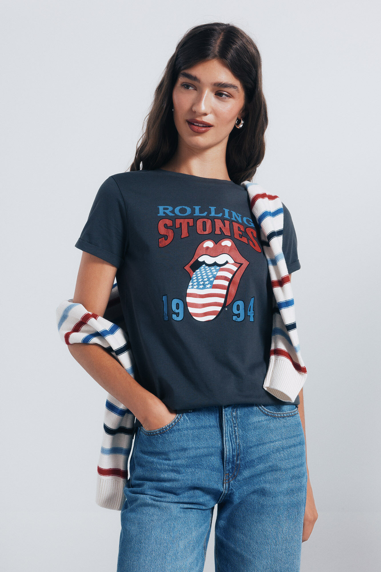 Springfield Camiseta "Rolling Stones"