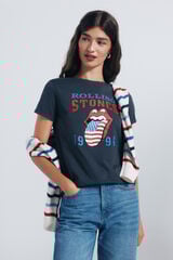 Springfield Camiseta "Rolling Stones" gris