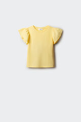 Springfield Kids T-shirt de manga curta com folhos menina estampado