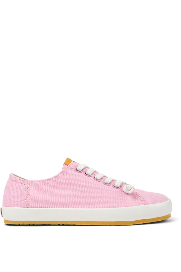 Camper Sabrinas em nobuk azuis para mulher rosa