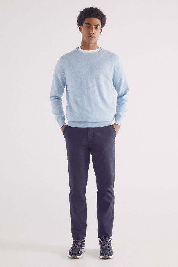 Springfield Camisola b&aacute;sica azul