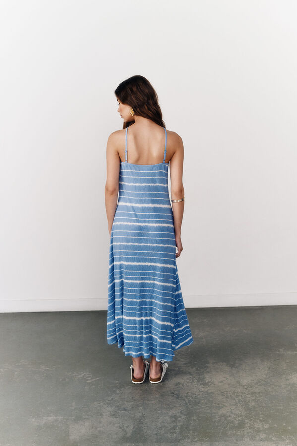 High Spirits Vestido Sorvete  azul