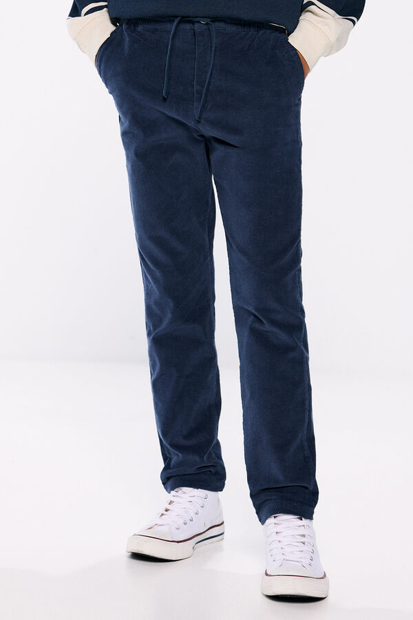 Springfield Kids Chino micropana ni&ntilde;o azul