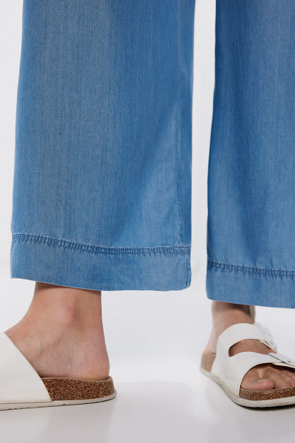 Springfield Jeans Culotte azul