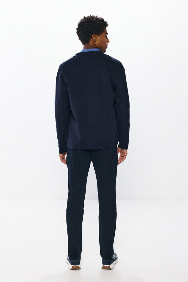 Springfield Cal&ccedil;a cargo slim fit confort&aacute;vel azul