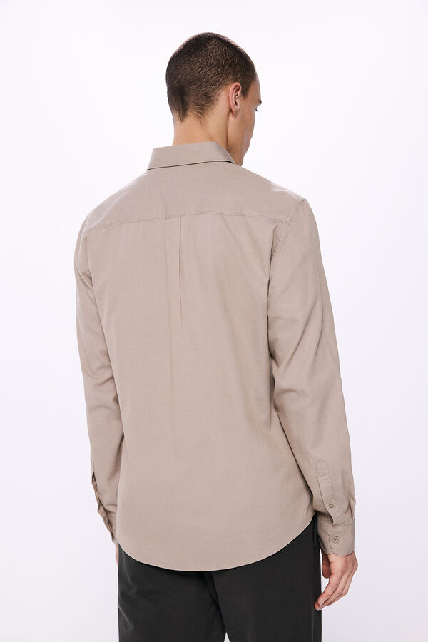 Springfield Camisa dobby cru