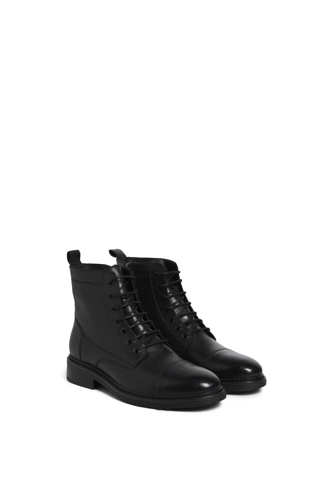 Jack & Jones Botas de cuero para hombre