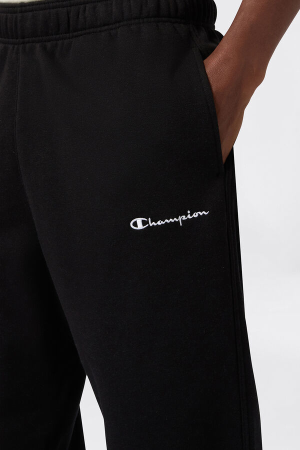 Champion Pantal&oacute;n recto algod&oacute;n Champion negro